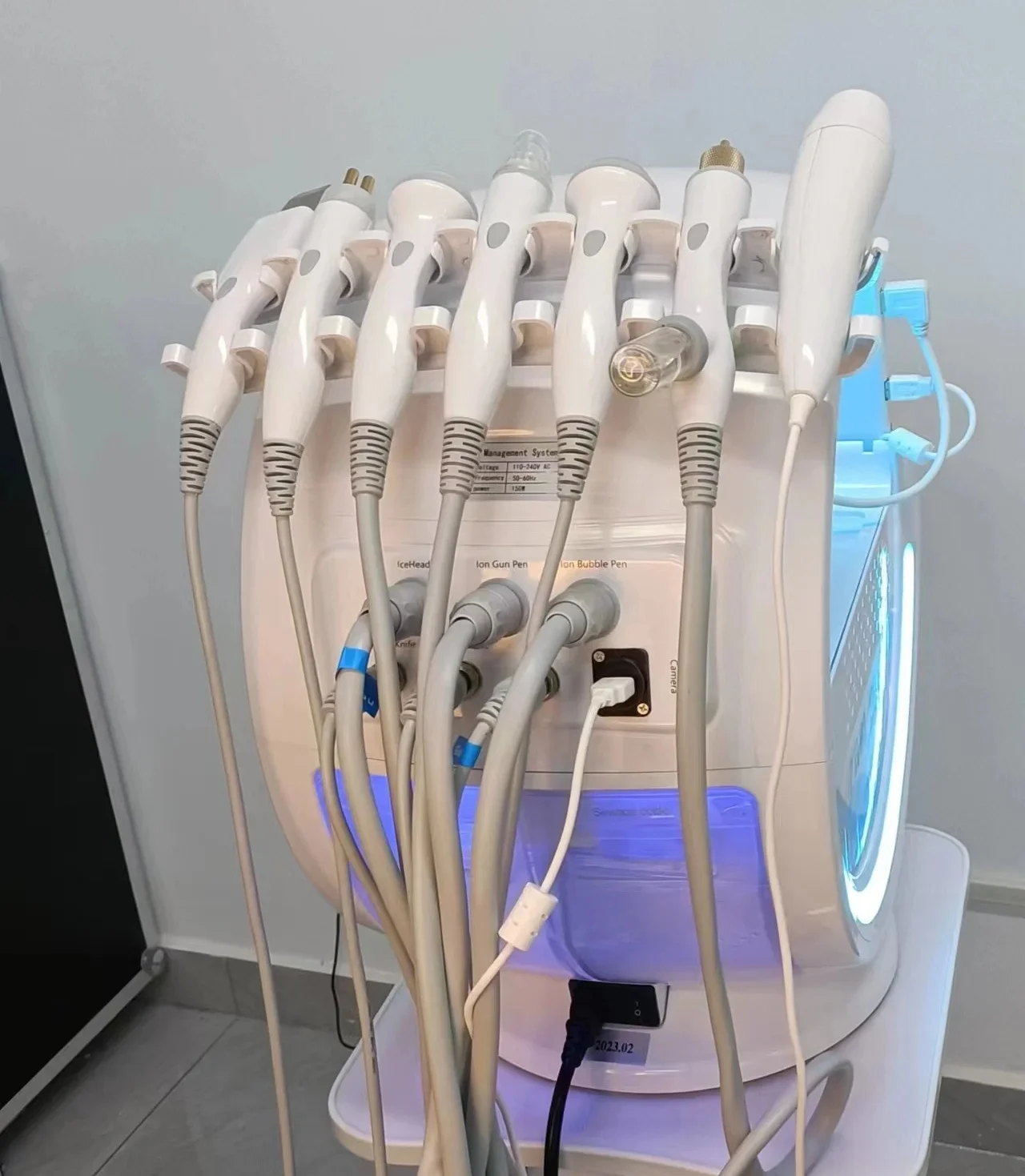 Лучший умный аппарат для ухода за лицом Ice Blue 2024 Hydrofacial 7 в 1 профессиональная