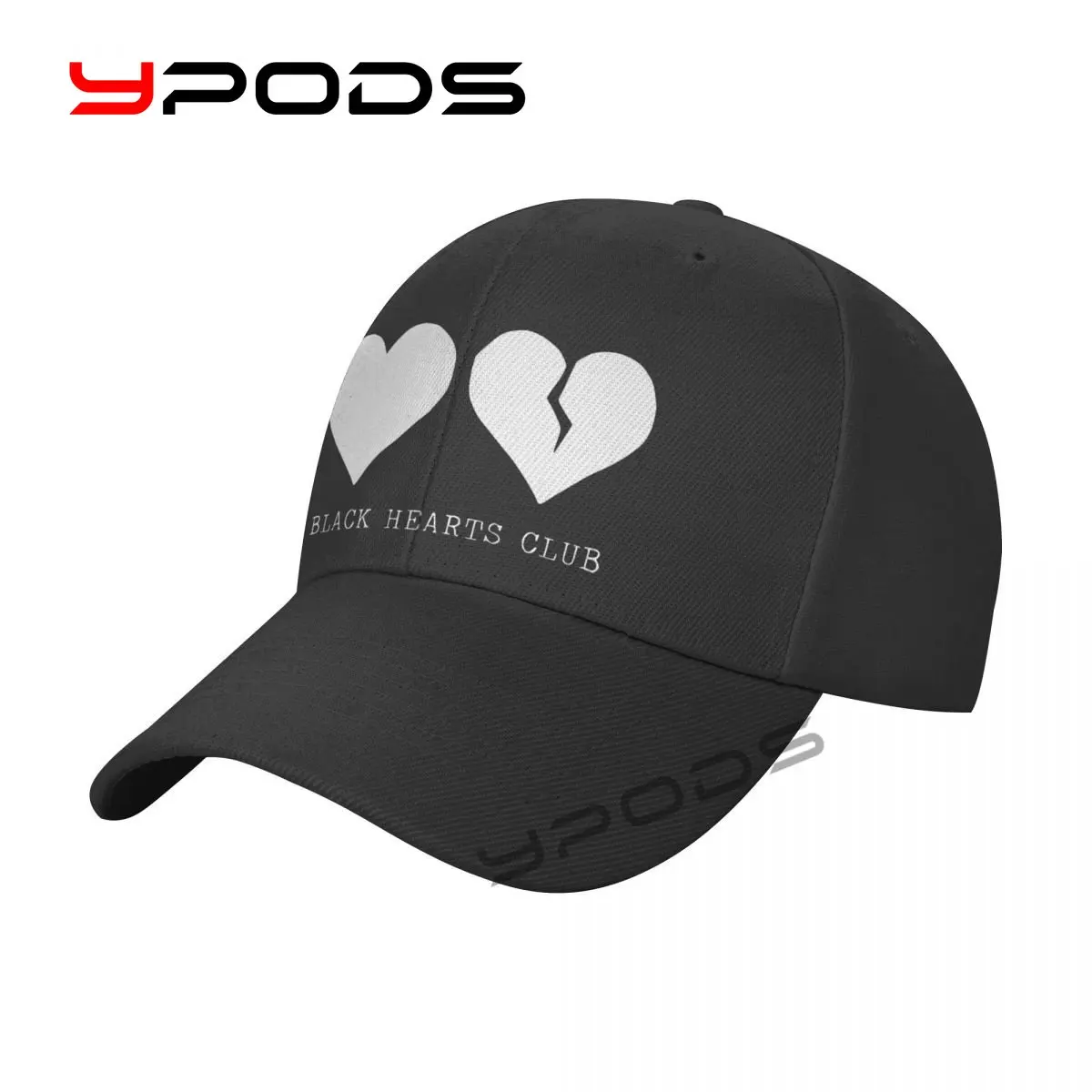 

Printing Baseball Cap Yungblud Black Hearts Club Adorable Sun Caps Fishing Hat For Men Women Unisex-Teens Snapback Flat Bill