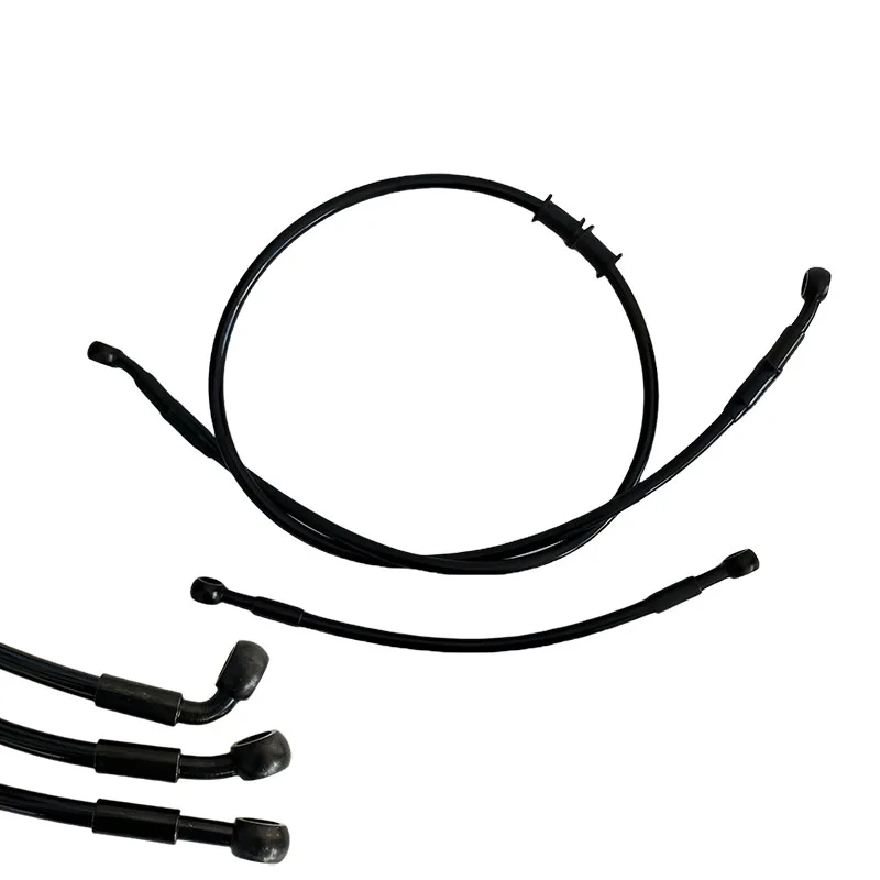 Гидравлический тормозной шланг с оплеткой из нержавеющей стали AN3 Moto усиленная