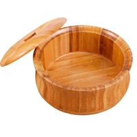 bamboo fruit plate with lid big bamboo bowl wooden salad bowl bamboo wood crafts nuts fruit box