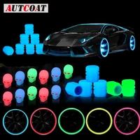 universal fluorescent tire valve caps luminous glow car tire air stem valve cap covers for car trucksuv motorcyclesbicycles