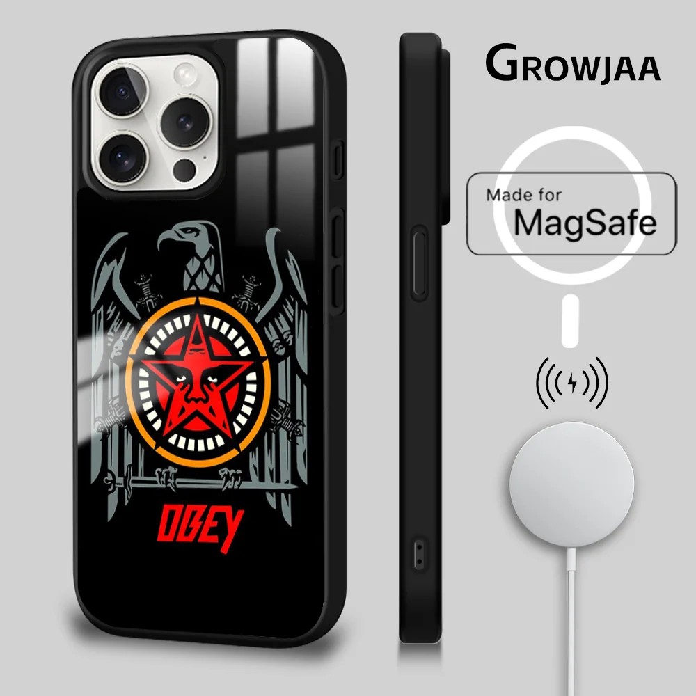 Модный чехол для телефона Star O-OB-B-eys iPhone 16 15 14 13 12 11 Pro Max Plus Mini Новый магнитный