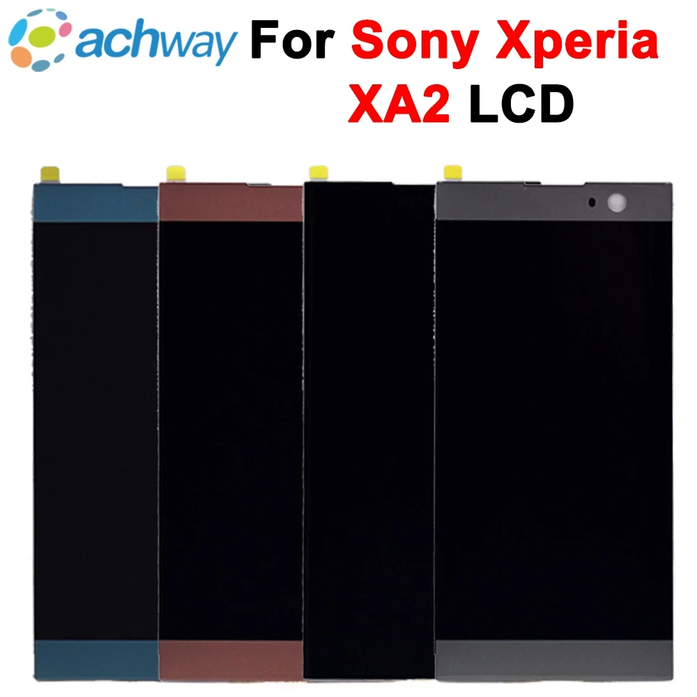 ЖК-дисплей для SONY Xperia XA2, ЖК-дисплей с сенсорным экраном и дигитайзером в сборе, замена H4133, H4131, H4132 для ЖК-дисплея 5,2 дюймов SONY XA2