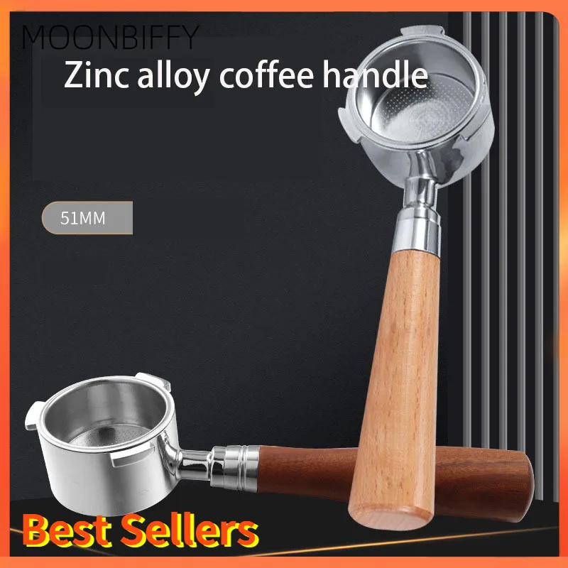 

51 мм портативный деревянный держатель фильтра для кофемашины