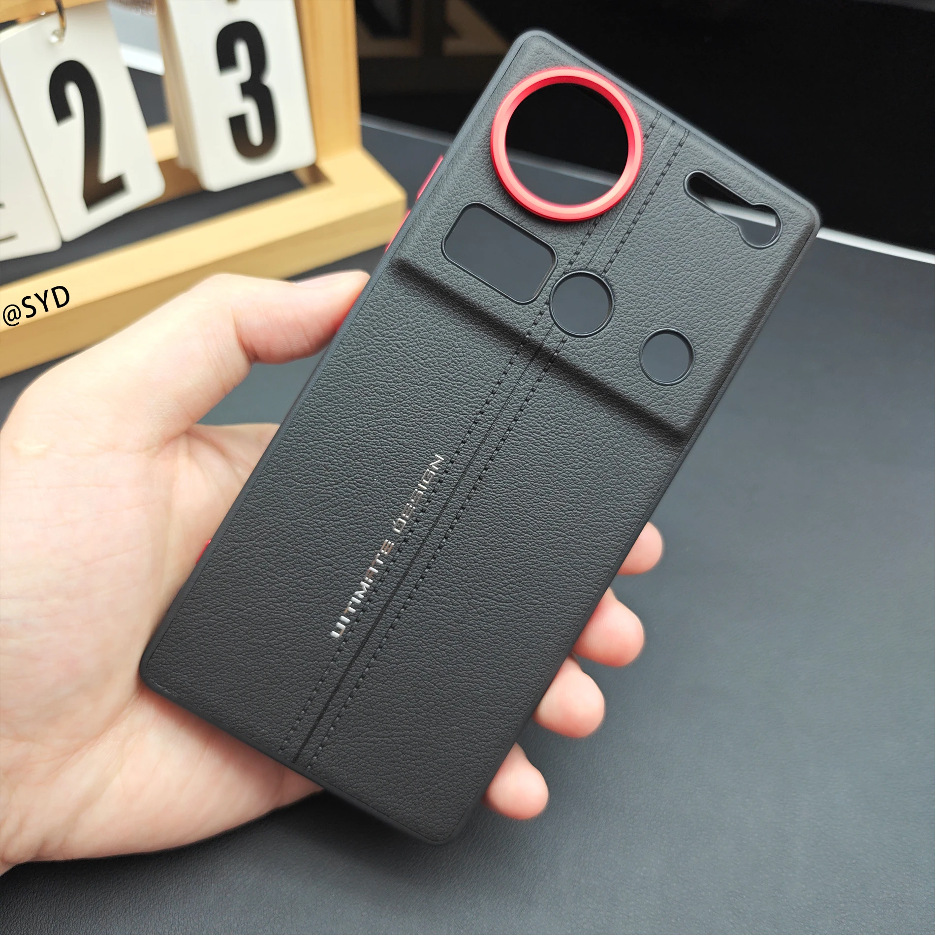 Фото Чехол для Nubia Z80 Ultra, роскошный защитный чехол из искусственной кожи с магнитной беспроводной зарядкой для ZTE Nubia Z80 Z70s Ultra Shell №5