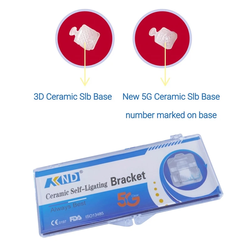 

Стоматологический Невидимый керамический кронштейн Ортодонтические самолигирующие скобы Roth MBT 0,022 3 крючок Орто металлические прозрачные скобы