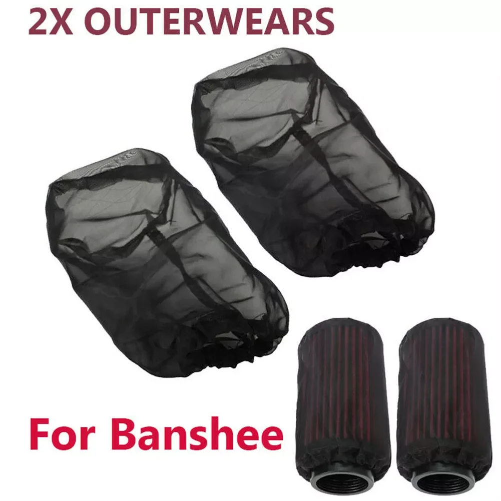 

2 X Air Filter OUTERWEARS(filters Not Includes) For YMH 2PCS Banshee Stock 35mm Style Pods K+N Style Air Filter OUTERWEARS