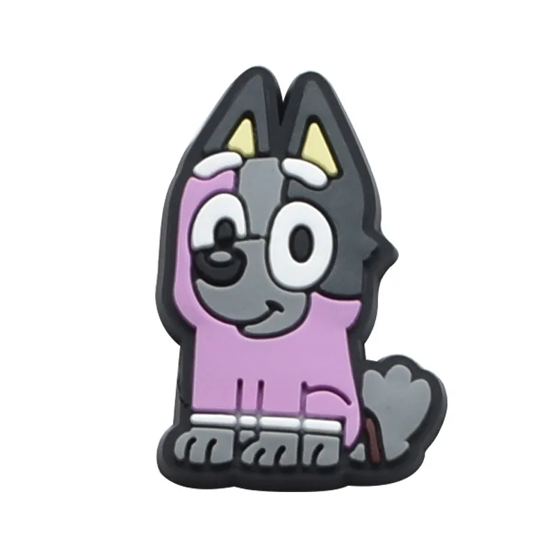 25pcs Cartoon Dogs PVC Shoe Charm for Croc Shoe Cute Puppy Original Ornaments Sneakers Accessories Decoration Christmas Gift