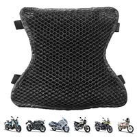 motorcycle seat cushion cover 3d mesh protector insulation cushion adjustable breathable non slip motorbike seat pad mesh mat