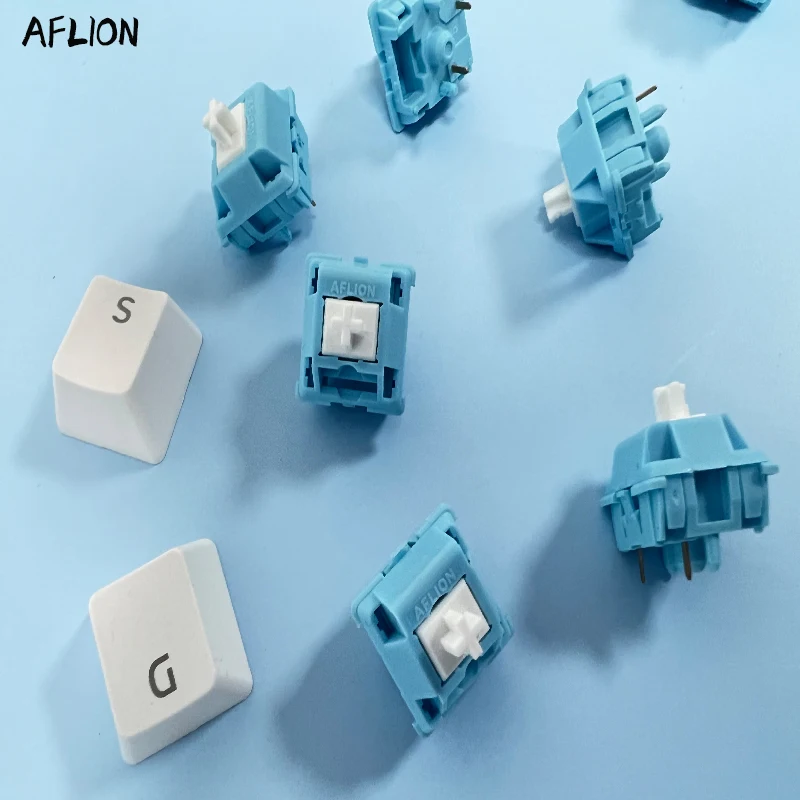 

Aflion Blue Sky linear Switch Mechanical Keyboard Switch Shaft DIY Waterproof and Dustproof Shaft Nylon Bottom Case