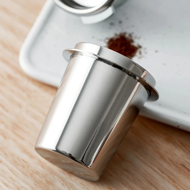 

58mm 51mm Coffee Dosing Cup Sniffing Mug for Espresso Machine Wear Resistant Stainless Steel Coffee Dosing Cup Drop Shipping