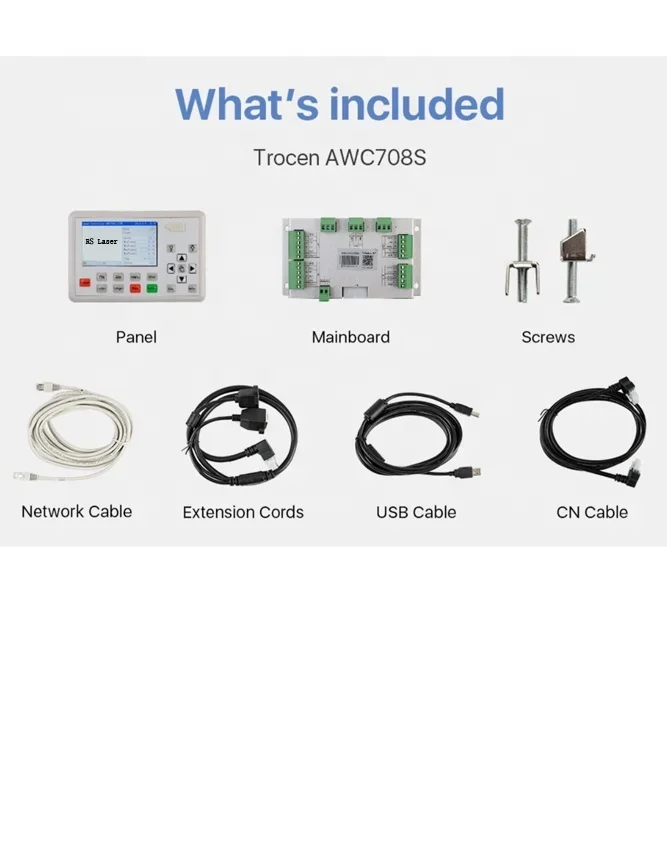 Карта лазерного контроллера AWC708C Trocen Anywells Контроллер лазерной гравировки и резки