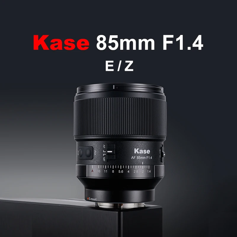 Фото Полнокадровый объектив KASE 85 мм F1.4 с большой диафрагмой и автофокусом для Nikon Sony A6700 A7C2 A7CR ZV-E1, пейзажная портретная фотография №1