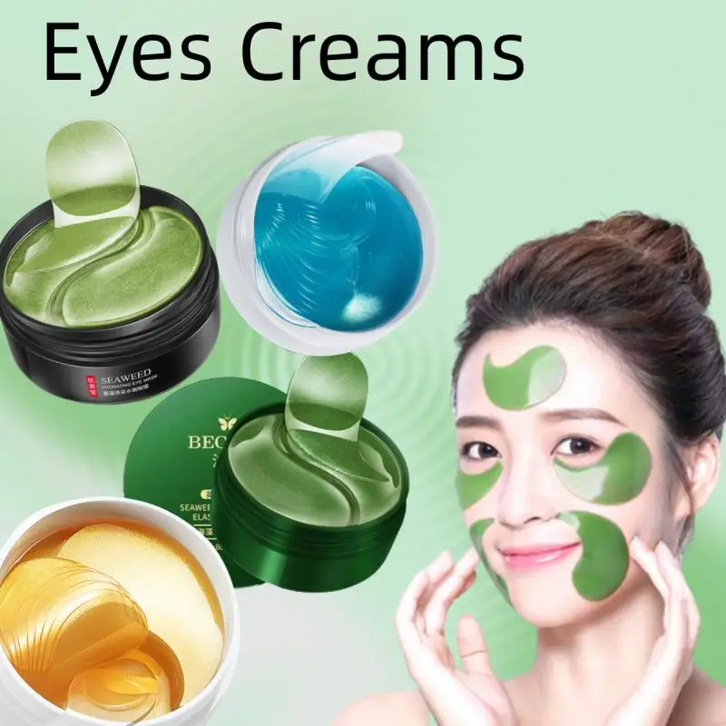 

4 стиля маски для глаз бамбуковые угольные патчи для глаз против морщин Антивозрастная подтяжка удаление темных кругов коллаген уход за кожей под глазами