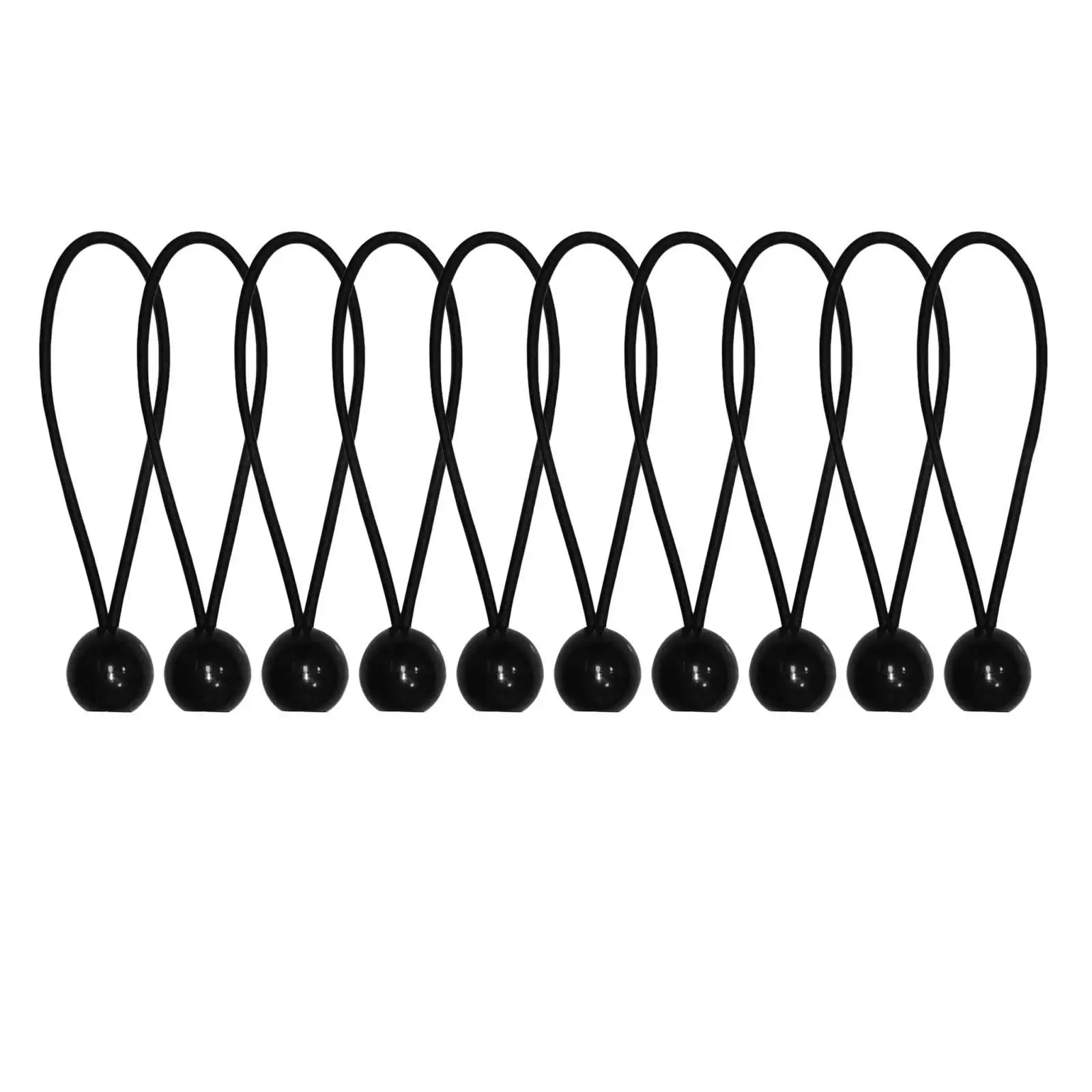 

10Pcs 6 inch Ball Bungee Cords Accessories Practical Reusable Universal Canopy Tie Down for Tent Poles Shelter Cargo Canopy
