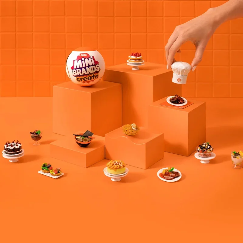 Мини-бренды Zuru Create MasterChef Series 1 капсульная кухонная имитация для гурманов слепый