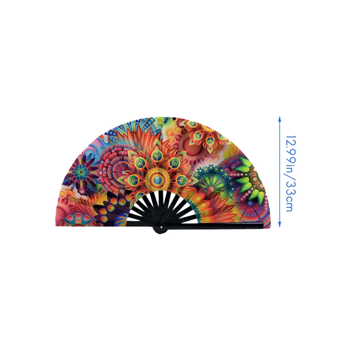 Складной ручной веер из нейлоновой ткани складной китайский праздничное