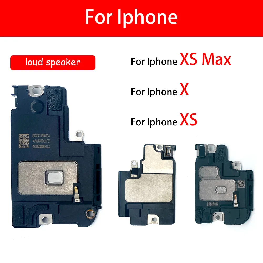 

20Pcs/Lots for iPhone X XR XS Max Original LoudSpeaker + Earpiece Speaker Flex Cable Loud Speaker Ringer Inner Buzzer Flex Cable