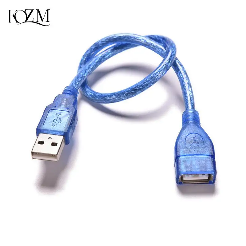 

30cm USB 2.0 Male To Female Extension Cable High Speed USB Extension Data Transfer Sync Cable For PC