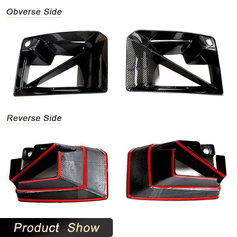 Передний бампер из углеродного волокна вентиляционные накладки для BMW 2 серии G87 M2