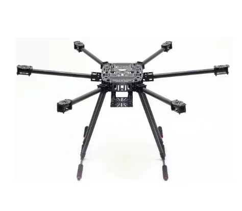 Фото Комплект рамы гексакоптера VoidFly 2026 ZD850 из полностью карбонового волокна, 850 мм, с гибкими лучами и неразборным шасси №2