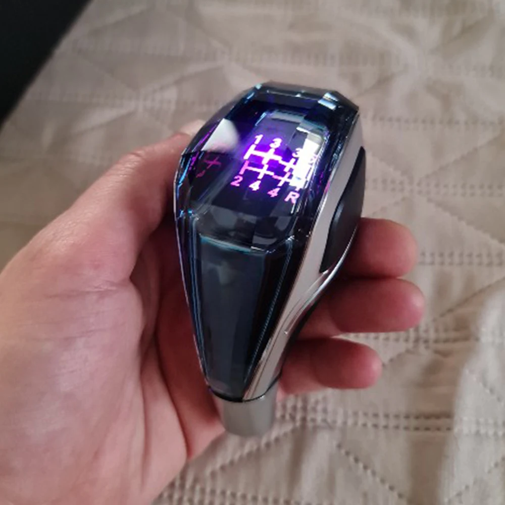 

Автомобильные универсальные хрустальные ручки, ручка переключения передач, рычаг, головка для Toyota VW Lexus Hyundai mitsubishi Alphard LADA, индивидуальный логотип