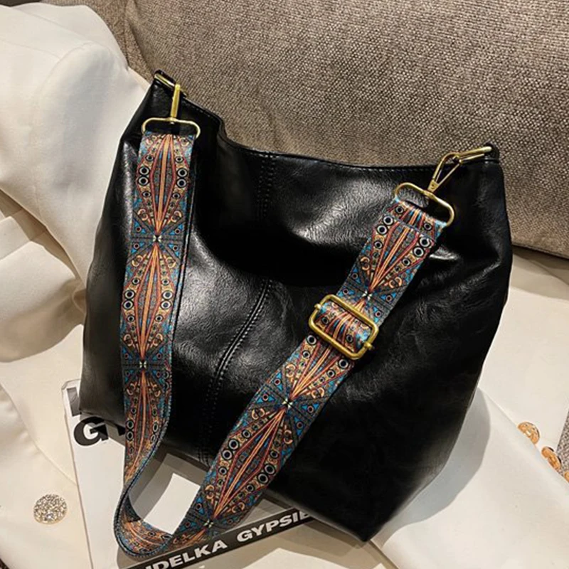 Женская Сумка Через Плечо Большой Вместимости В Стиле Ретро С Геометрическим