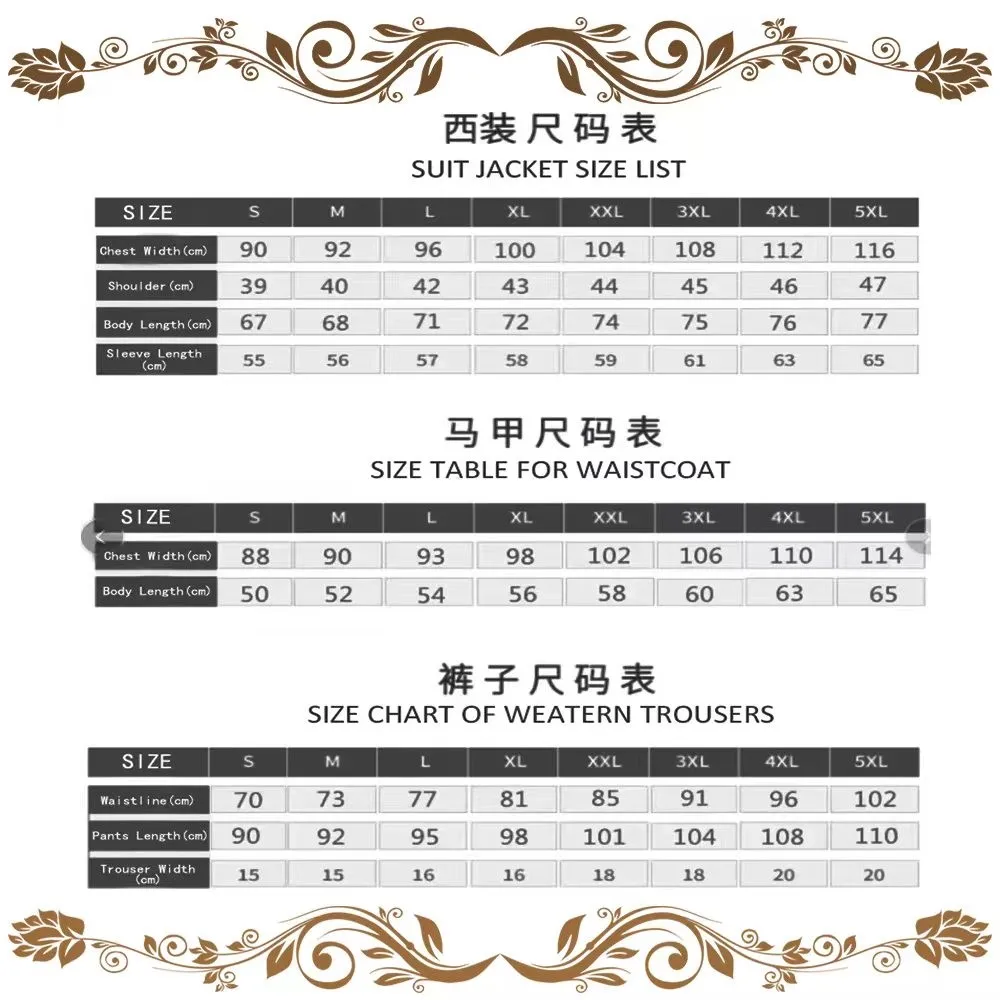 2022 New Men Suits One-Buckle Brand Suits Jacket Formal Dress Men Suit Set Men Wedding Suits Groom Tuxedos (Jacket+Pants+Vest)