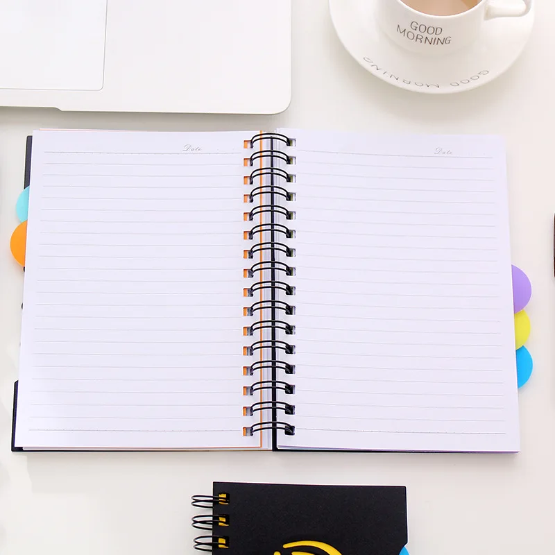 Милый блокнот на спирали утолщенный и увеличенный бумага формата A6 A5 B5 A4