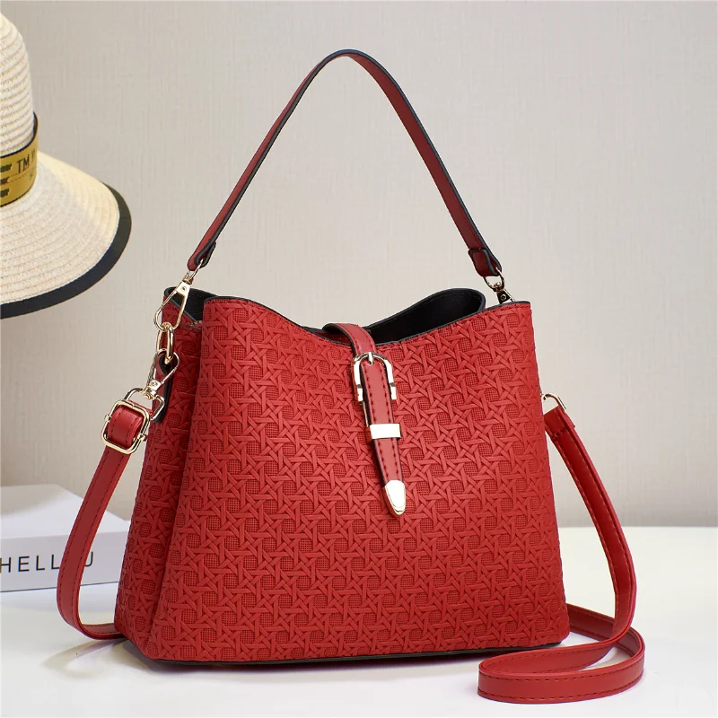 

Atmospheric Bucket Women's Bag 2023 New Luxury Printed Fashion Women's Handheld Large Bag Versatile One Shoulder Crossbody Bag