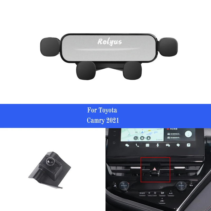 

Car Mobile Phone Holder Smartphone Air Vent Mounts Holder Gps Stand Bracket for Toyota Camry xv40 xv50 2006-2021 Accessories