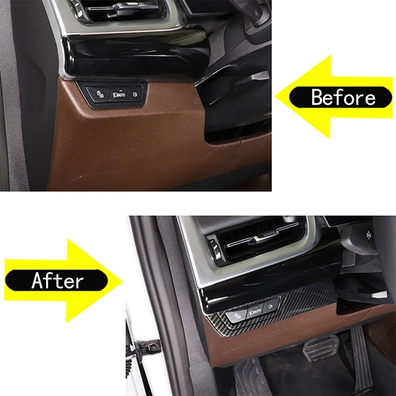 Для BMW X1 U11 2023 2024 крышка переключателя автомобильной фары рамка отделка наклейка