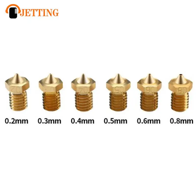 

Nozzle Cht V6 High Flow Nozzles 0.4mm 0.6mm For 3d Printer Accessories Tip Nozzles Three Hole Brass Copper Print Head