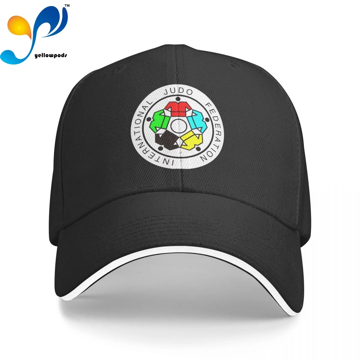 

Baseball Cap Men IJF International Judo Federation Fashion Caps Hats for Logo Asquette Homme Dad Hat for Men Trucker Cap