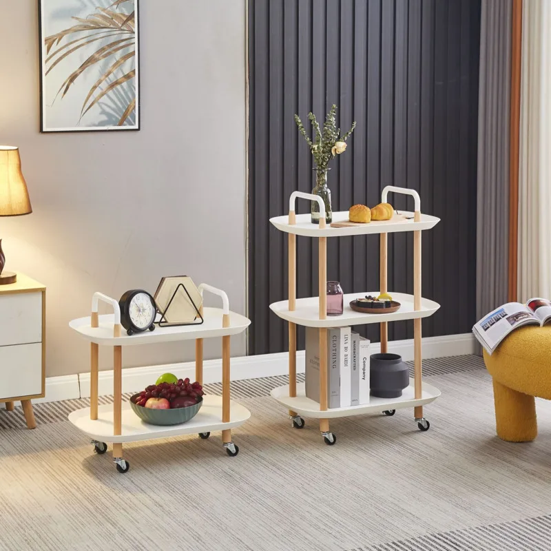 

Thickened Organizer Cart With Wheels Multi-layer Partition Tool Cart Mobile Cosmetologist Trolley Easy To Clean Auxiliary Cart