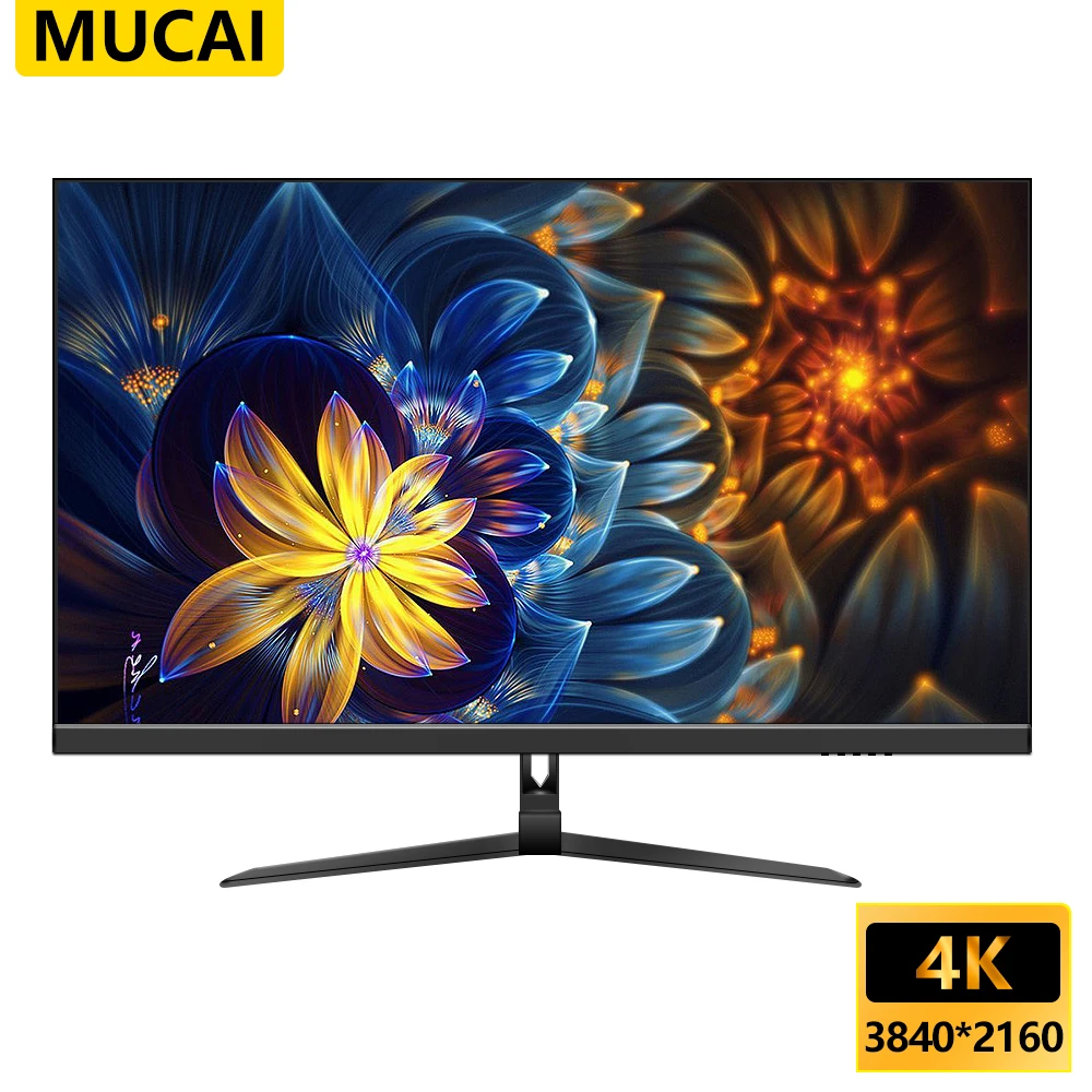 

MUCAI 32 27 Inch IPS 4K Monitor LED Display 60Hz UHD PC Desktop Gaming Computer Screen HDMI-Compatible DP Audio 3840*2160