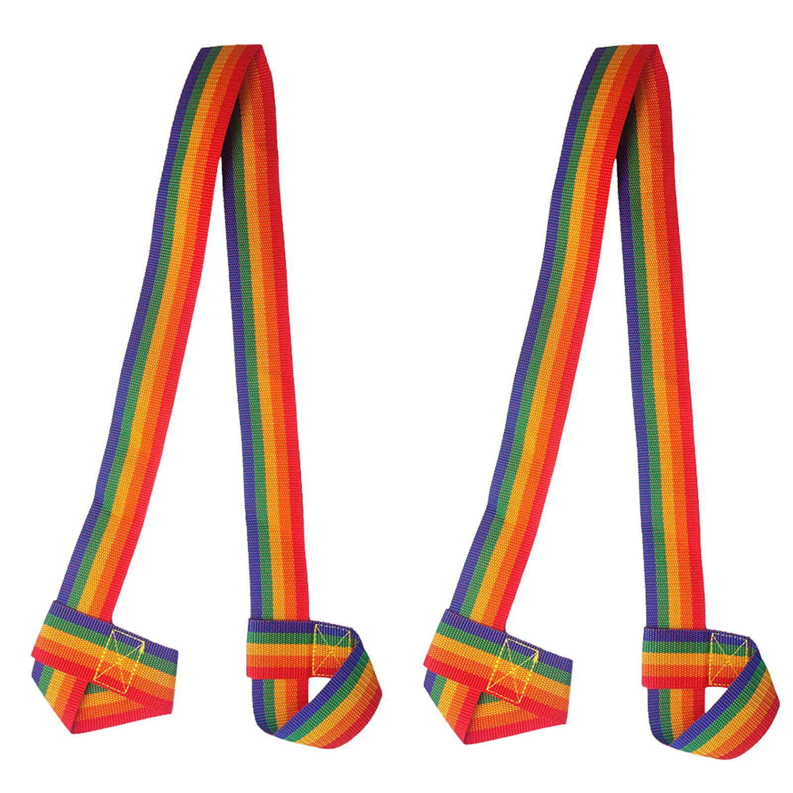 

2pcs Easy Use Adjustable Durable Yoga Mat Sports Accessory Portable Foldable Shoulder Belt Lightweight Skate Leash Carrier Strap