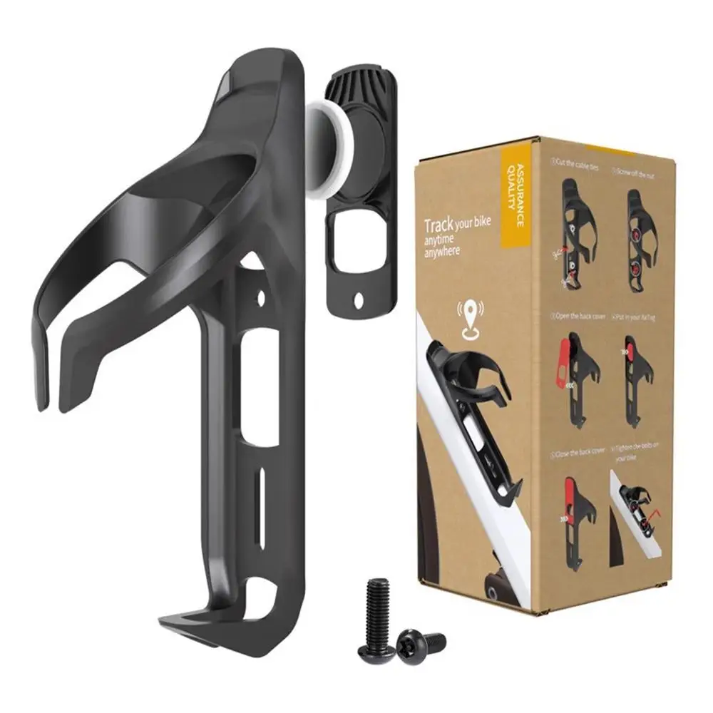 

Клетка для бутылки с водой для Airtag, держатель для бутылки с водой для горного и дорожного велосипеда, легкий набор для Airtag, клетка для бутылки с водой с трекером, защита от потери