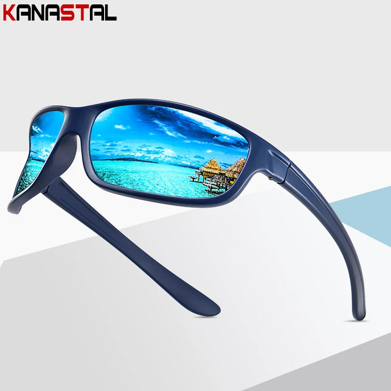 

Мужские поляризационные солнцезащитные очки для женщин и мужчин, Красочные Зеркальные Солнцезащитные очки UV400, оправы для очков TR90, спортив...