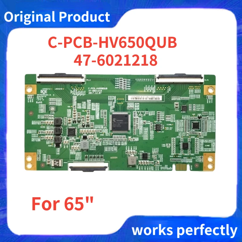 

Original logic board 47-6021218 C-PCB-HV650QUB T-COM For 65-inch TV test delivery