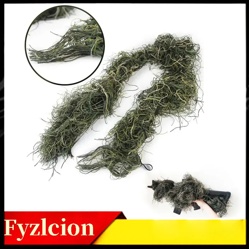 115 г Охотничья винтовка в виде травы веревочный костюм Ghillie чехол для оружия