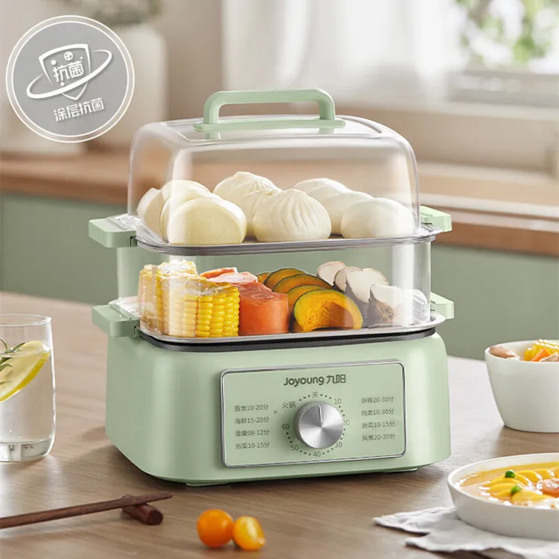 

Электрический отпариватель Joyoung, бытовой многоуровневый отпариватель из нержавеющей стали, встроенный в многофункциональную кастрюлю для приготовления пищи