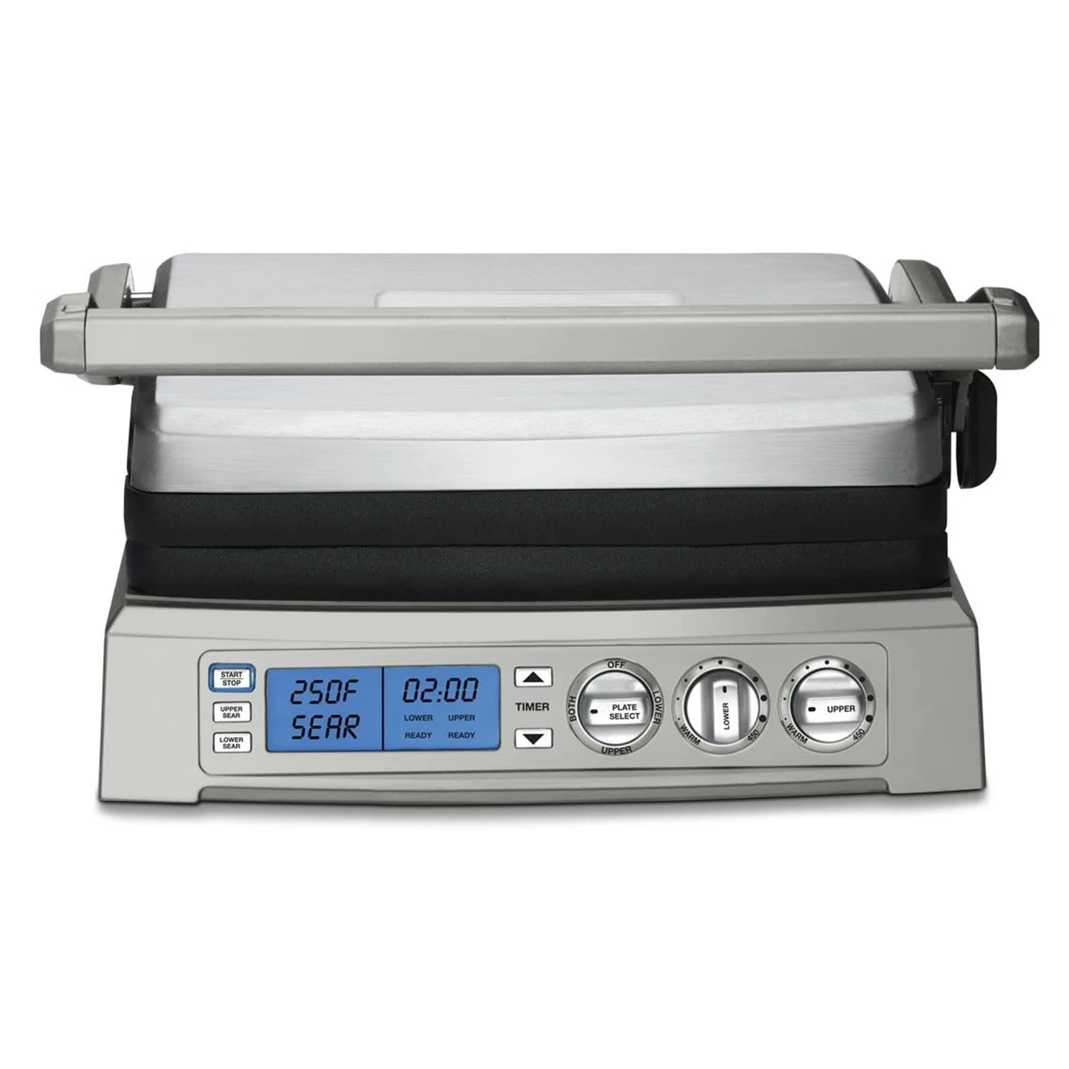 

Цифровой тостер, электронный гриль для барбекю, из чугуна, черный