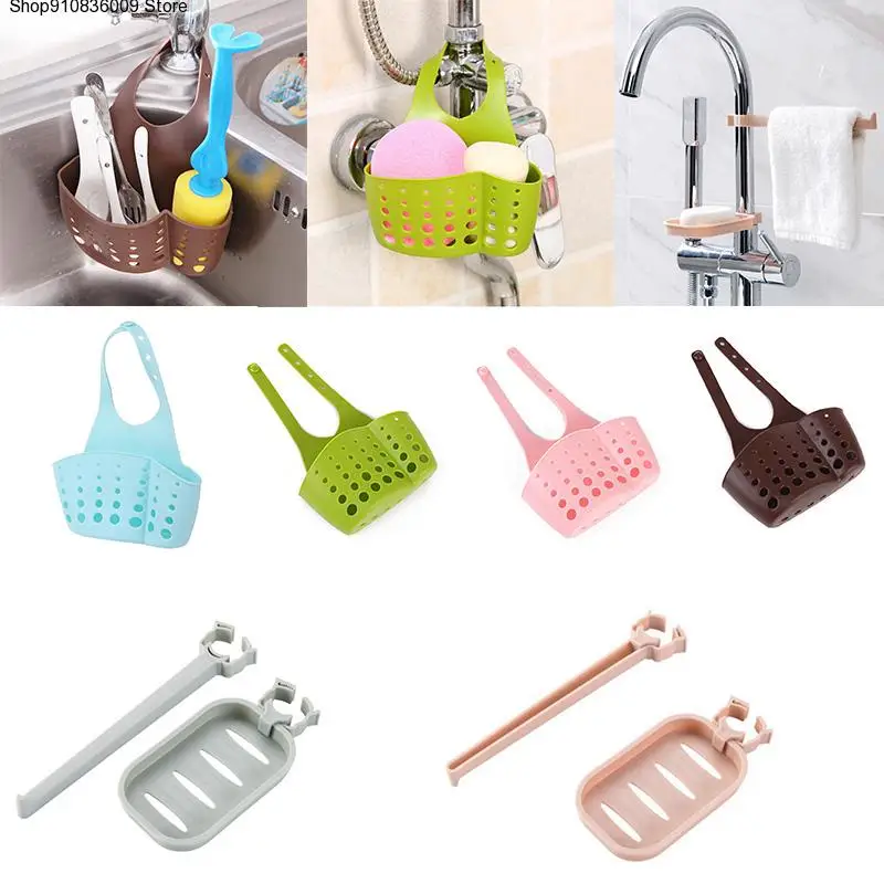 

Kitchen Sink Sponge Holder Draining Rack Sink Kitchen Hanging Drain Storage Tools Storage Shelf Sink Holder Drain Basket