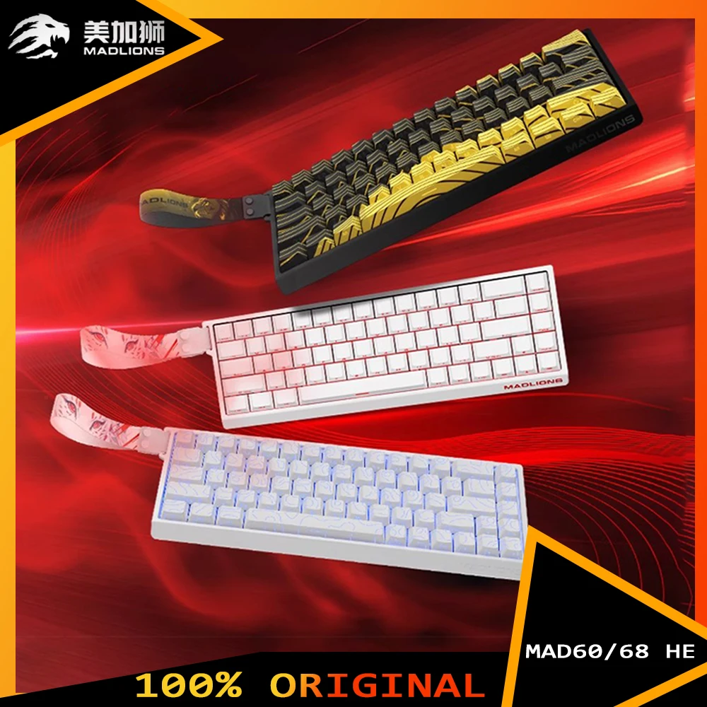 Механическая клавиатура Madlions Mad 60He с магнитным переключателем MAD68 Проводная Mad60he