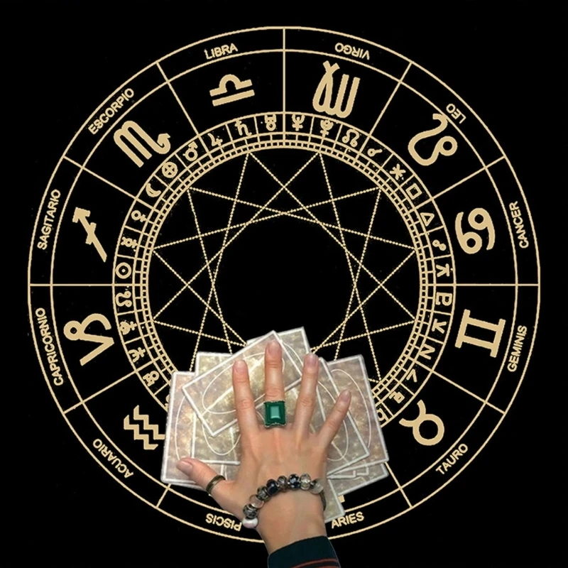 Алтарь скатерть Таро квадратная карта Таро-колдовство поставки подарок Прямая