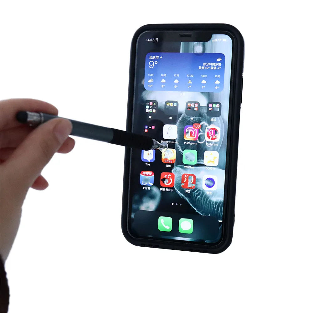 

Многофункциональная Универсальная ручка-стилус 2 в 1, Высококачественная портативная сенсорная ручка для смартфонов, планшетов