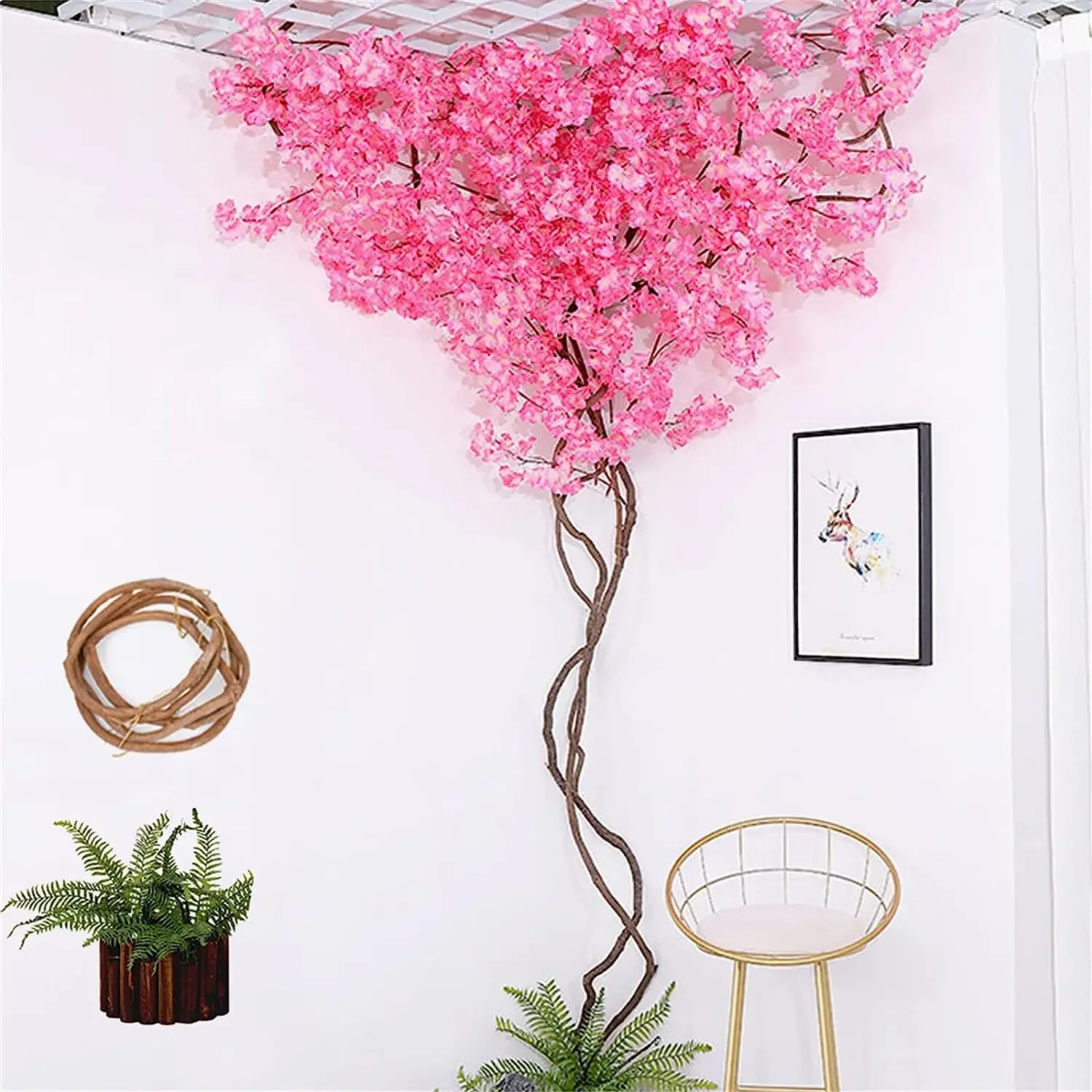 Искусственное вишневое дерево японское сакуры Декор искусственное цветение