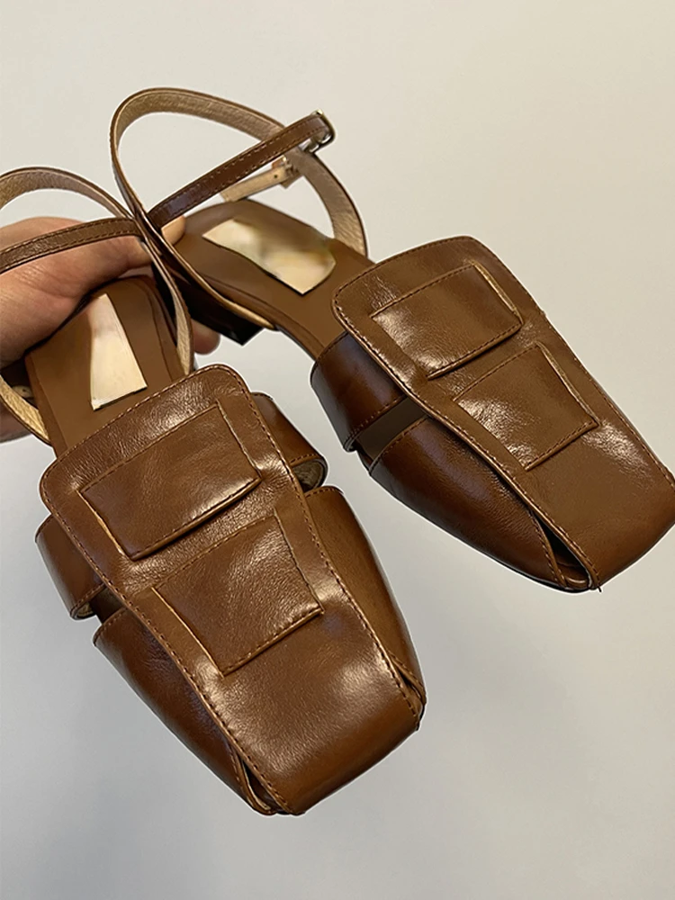 

Женские сандалии на плоской подошве, черные шлепанцы с ремешком на пятке, повседневная дизайнерская обувь, весна-лето 2022