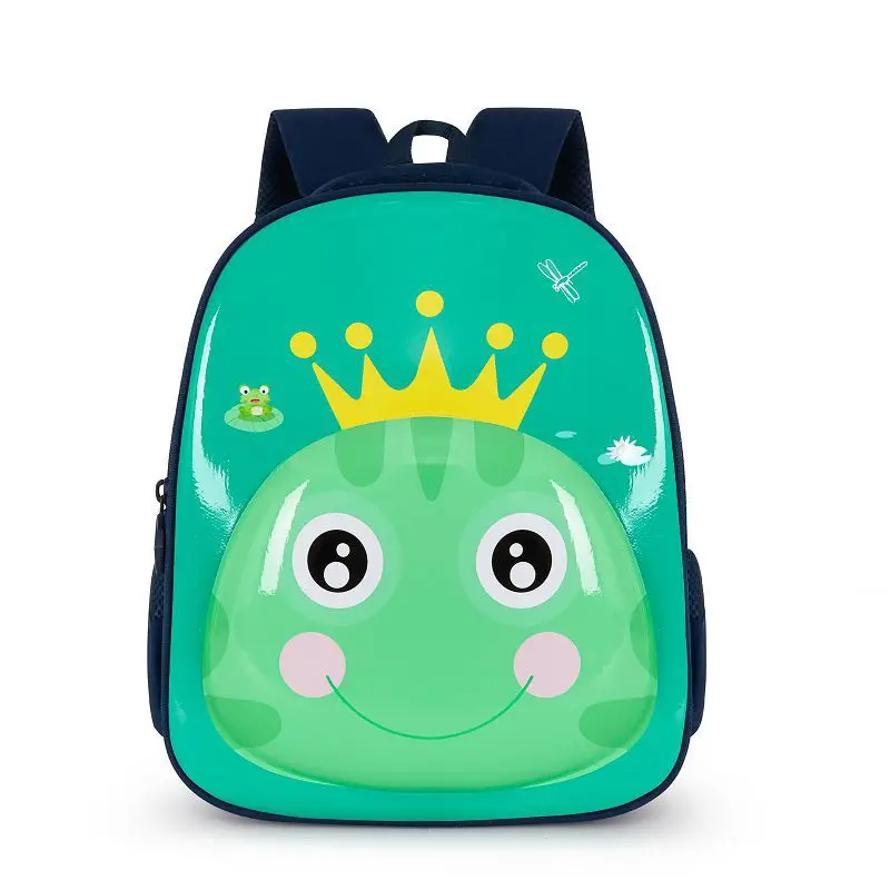 Cute Hard Shell Schoolbag Backpack Kindergarten Children's Bag Cartoon Animals Boys Girls Water Splashing Prevention Breathable